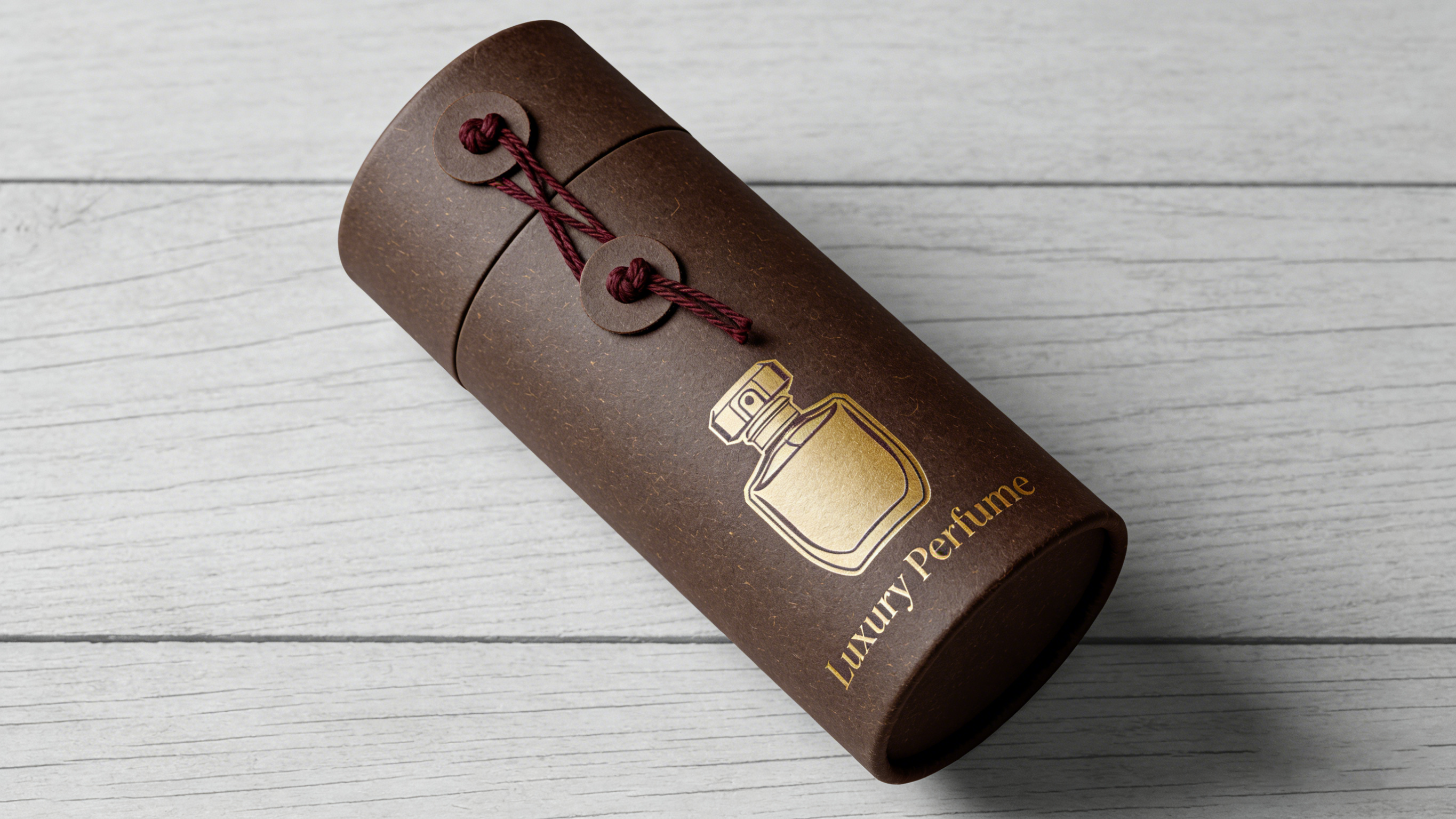 perfume bottle paper tube packaging emballage de tube en papier de bouteille de parfum