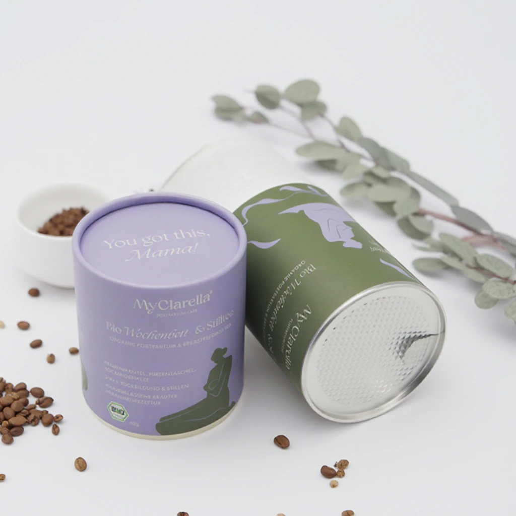 paper tube packaging for coffee emballage de tube de café