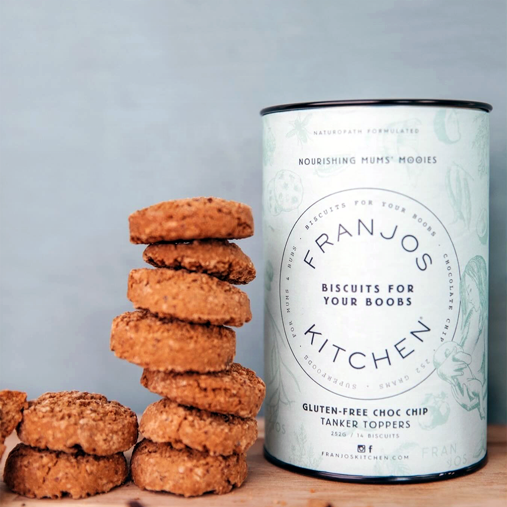 Biodégradable Custom Logo Food Grade Tube Packaging Cookies Canister