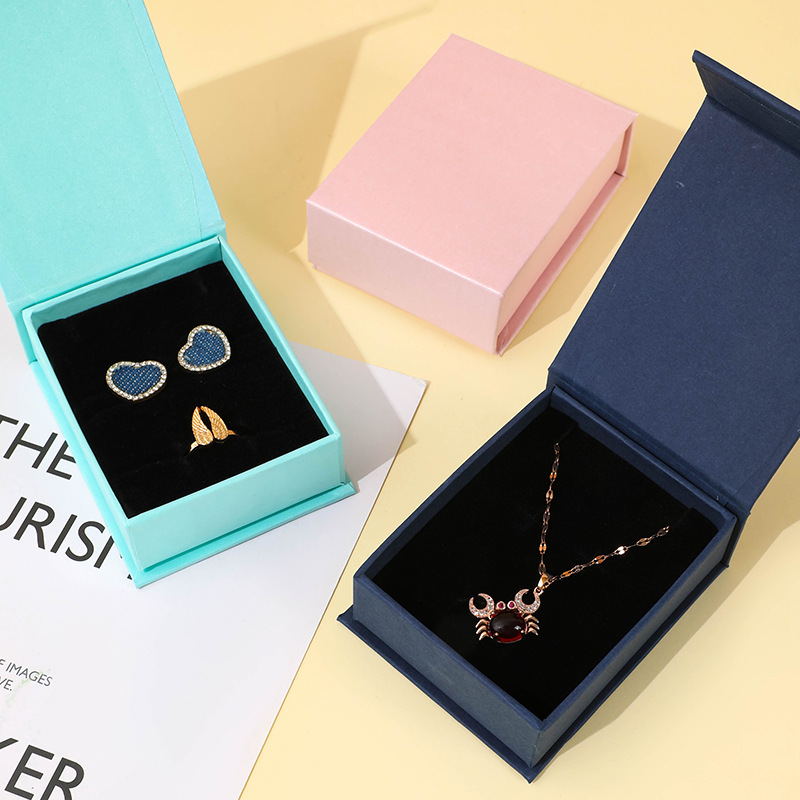 Bodegradable Custom Logo Box Box Emballage pour cadeau de bijoux