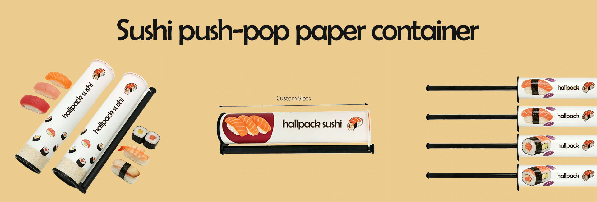 Bo&icirc;te &agrave; sushis Push Pop
