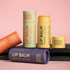 Papier de tube emballé par carton rond cosmétique fait sur commande qui respecte l'environnement emballé pour le baume à lèvres déodorant de poussée