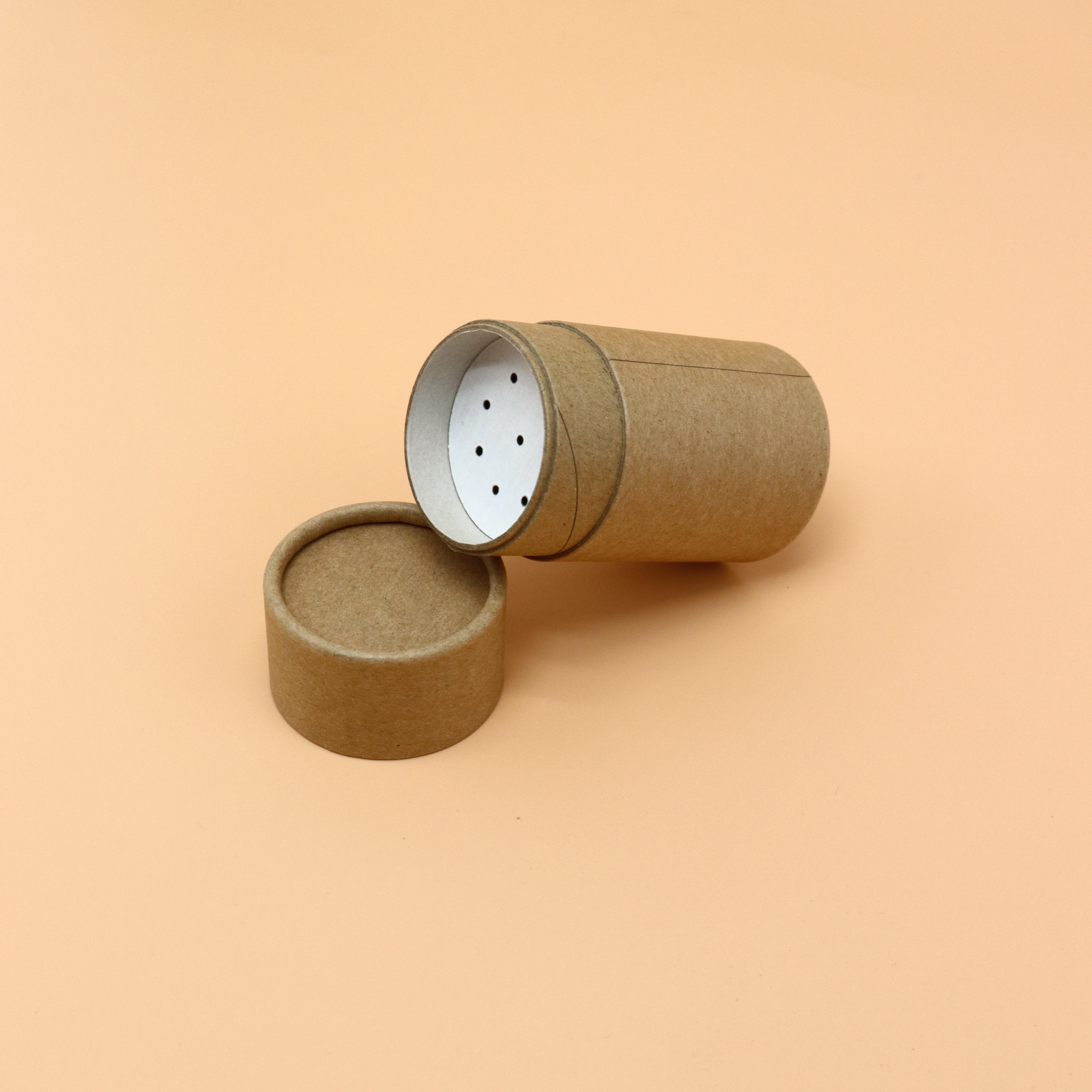 Nouveau Design poivre Kraft Tube sel épices emballage biodégradable poudre libre Tube de papier conteneur