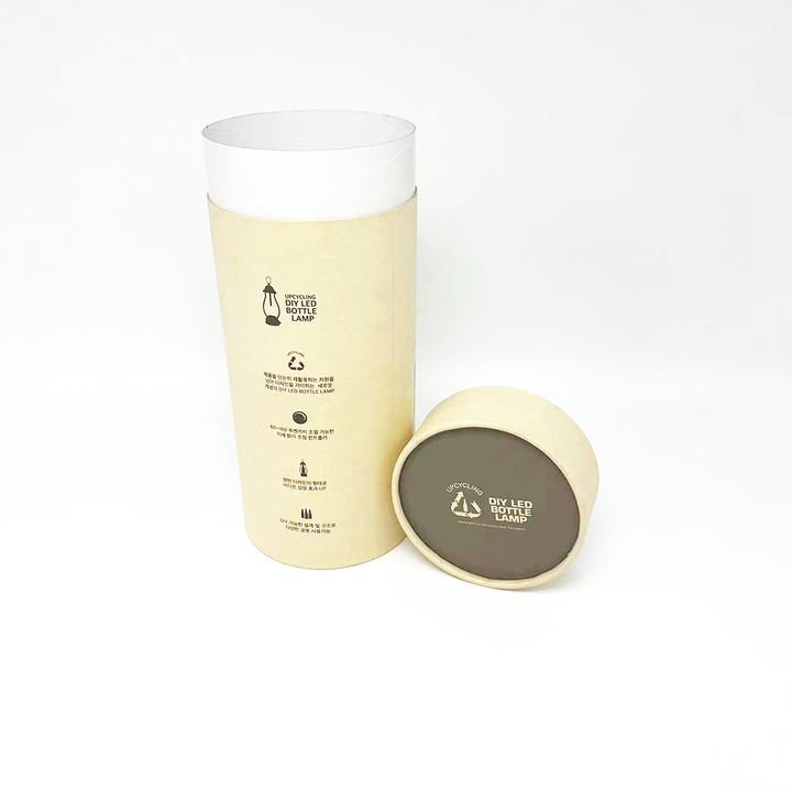 Emballage fait sur commande de tube de papier de boîte de cylindre de carton d'électronique qui respecte l'environnement pour la lumière LED d'écouteur de montre intelligente d'appareil-photo
