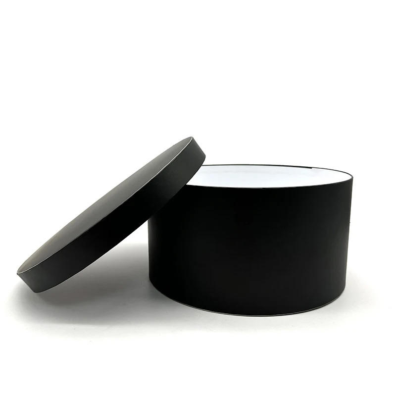 Emballage de tube de papier de cylindre biodégradable noir de noyau de tube de papier d'artisanat de haute qualité