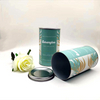 Tube de papier de qualité alimentaire de haute qualité, emballage de thé de style canette, emballage de tube biodégradable, emballage de tube de papier personnalisé pour la nourriture