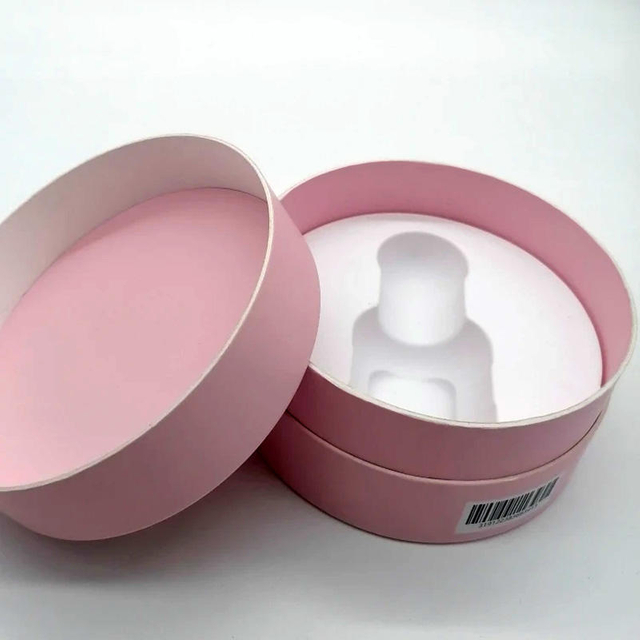 Cylindre en papier personnalisé pour emballage de pot, bouteille d'huile essentielle, tube rond, boîte en papier