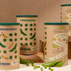 Tube de papier recyclable de cylindre en carton hermétique avec couvercle facile à décoller pour tube d'emballage alimentaire personnalisé de collagène en poudre de protéines