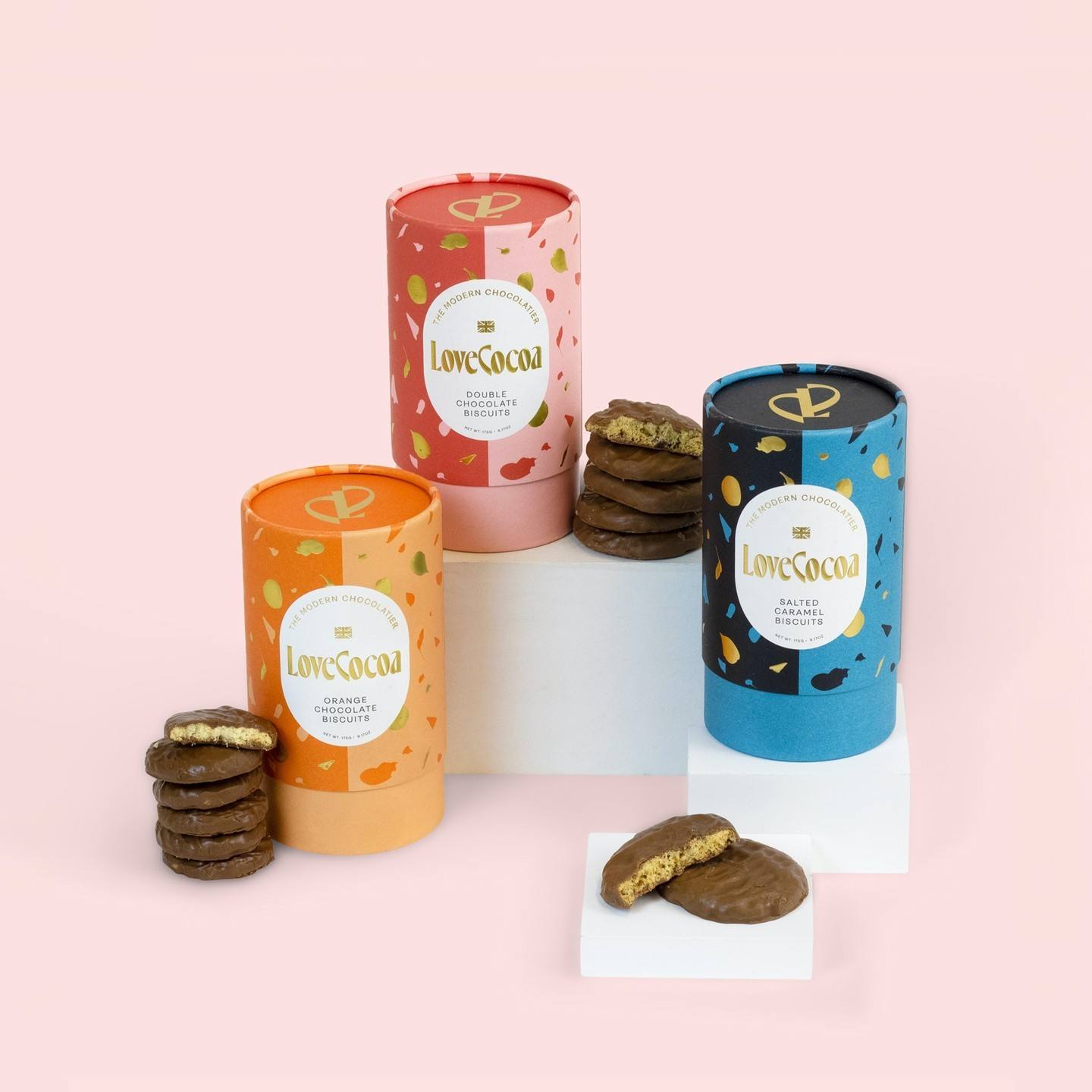 Hallpack – boîte ronde en aluminium chaud personnalisée, Kraft biodégradable pour emballage de thé et de chocolat, Tube en papier d'emballage alimentaire biologique