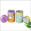 Emballage en papier écologique de qualité alimentaire, conception personnalisée, emballage en Tube de papier de scellage en métal facile à peler pour noix, café, thé