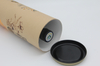 Tubes d'expédition personnalisés Emballage écologique Tubes en papier sur mesure blanc marron noir Solutions de tubes d'expédition
