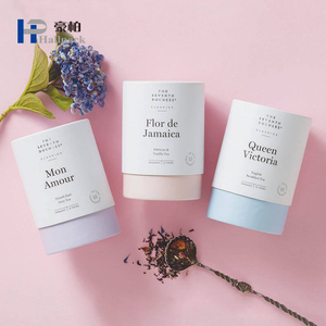 Emballage recyclable de boîte de tube de papier de nourriture de petit déjeuner de farine d'avoine en conserve de cylindre de tube de papier de carton de catégorie comestible