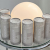 Tube d'emballage rond en carton biodégradable, fait à la main, sans plastique, 100%, pour bouteille de parfum, huile essentielle