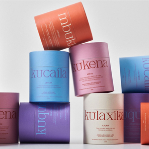 Cylindre de papier personnalisé rond en carton, emballage de couleur, boîte-cadeau en tube de papier avec Logo pour bougie, parfum, huiles essentielles, sachet de thé