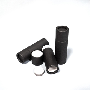 Tubes de baume à lèvres en tube de papier déodorant noir 0,4 oz à bas prix