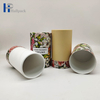 Carton de papier Kraft mat biodégradable de haute qualité, Tube de papier rond, serviette, vêtements, sous-vêtements, foulard en soie, emballage en Tube de papier cadeau