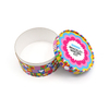 Design de luxe impression Mooncake boulettes gâteau d'anniversaire cylindre conteneur rond papier emballage cadeau papier emballage