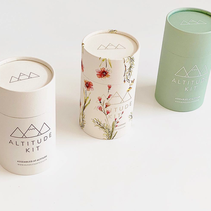 Boîte cylindrique en papier Kraft faite à la main, personnalisée pour les huiles essentielles de bougies d'huile de parfum, utiliser un Tube de papier d'emballage