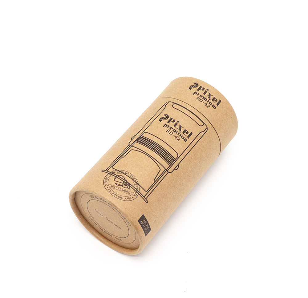 Cylindre de papier Kraft biodégradable, sceau de papeterie, stylo à bille, serviette, Tube de papier, emballage utilisé pour l'emballage des nécessités quotidiennes