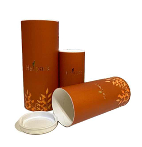 Hallpack – fabrication manuelle de bouchons en plastique biodégradables, boîte à Tube rond, emballage de cylindre en papier