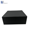 Boîte de papier d'emballage d'impression de logo personnalisé en gros boîte de papier de carton pliant noir