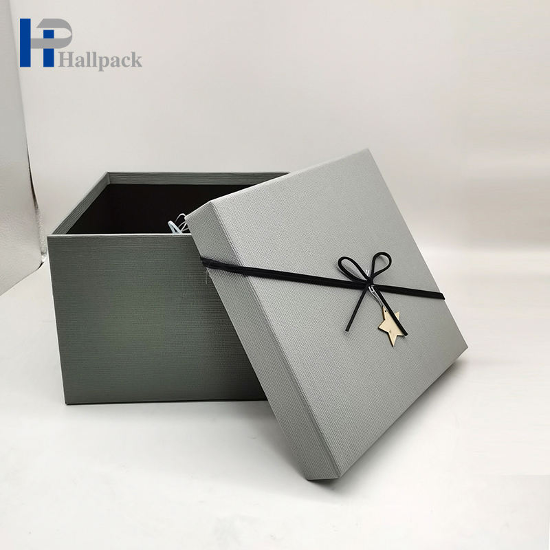 Boîte de papier grise de parfum adaptée aux besoins du client par professionnel d'accessoires de mode