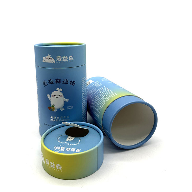 Emballage facile de tubes de papier de larme de tubes biodégradables ronds vides faits sur commande de marque de distributeur