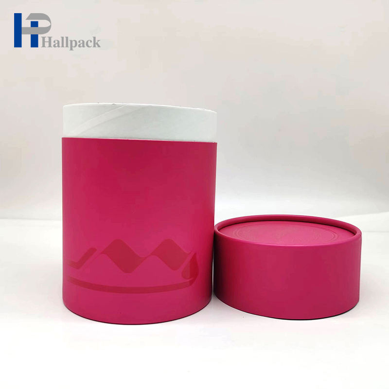 Cylindre d'impression personnalisé empaquetant la boîte-cadeau de carton empaquetant le tube de papier UV