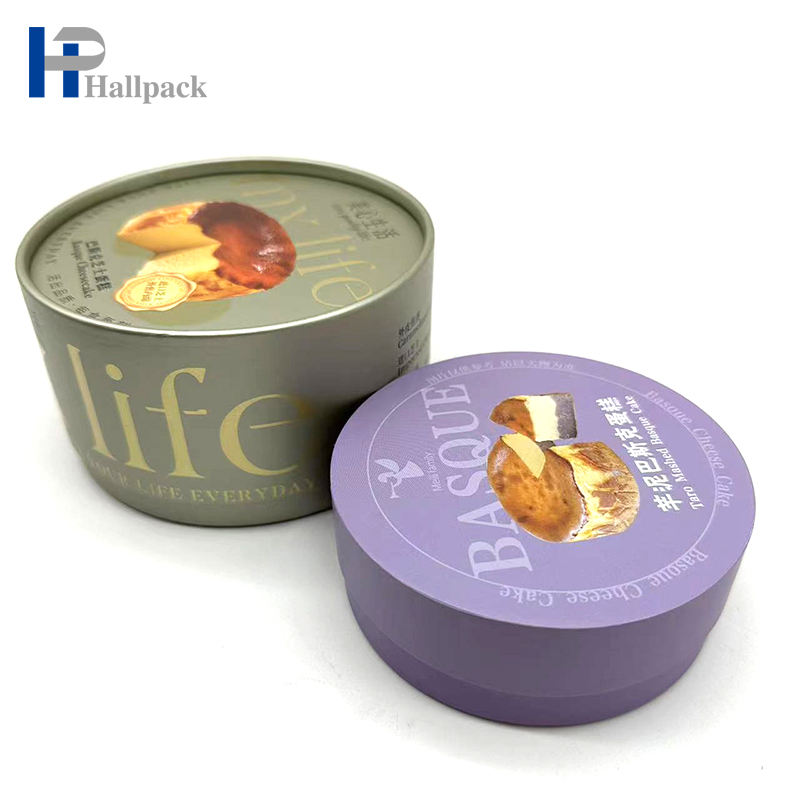 Fabricant de tube de papier d'emballage de gâteau rond biodégradable de qualité alimentaire