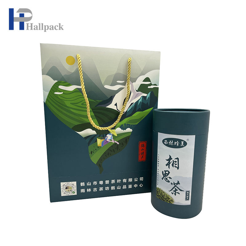 Tube de papier duplex de papier de tube de papier rond de vente chaude d'emballage pour le thé