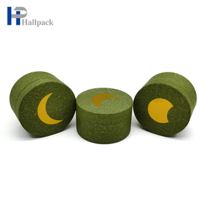 Tube de papier vert crème pour le visage, emballage de boîte d'emballage en papier kraft, Tube d'expédition