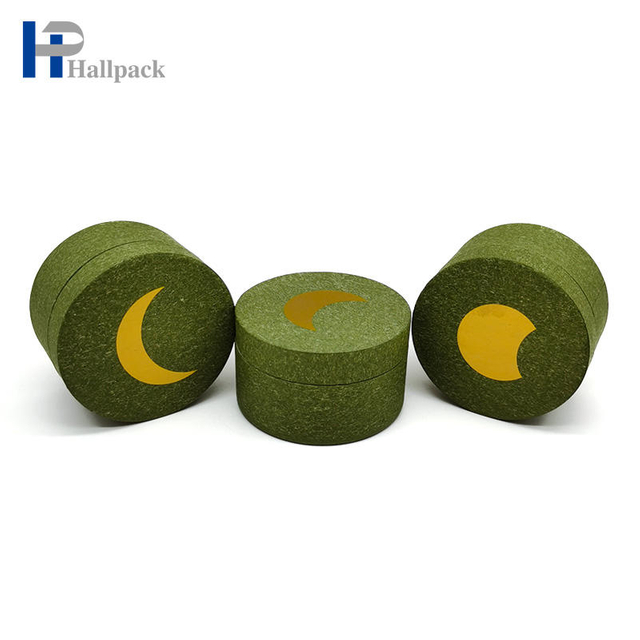 Tube de papier vert crème pour le visage, emballage de boîte d'emballage en papier kraft, Tube d'expédition