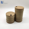 Tube de papier personnalisé en gros empaquetant le tube pur de papier d'emballage avec le dessus ouvert