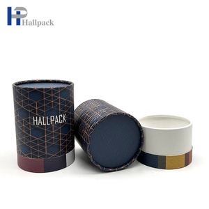 Nouveau design bougie coffret cadeau emballage cylindre boîte carton emballage papier tube