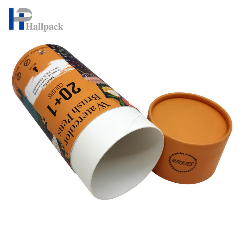 Tube de papier biodégradable hermétique de masque facial de tube de papier pour le coton-tige