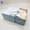 Boîte de papier bleue adaptée aux besoins du client de tiroir de boîte-cadeau d'emballage de papier de luxe