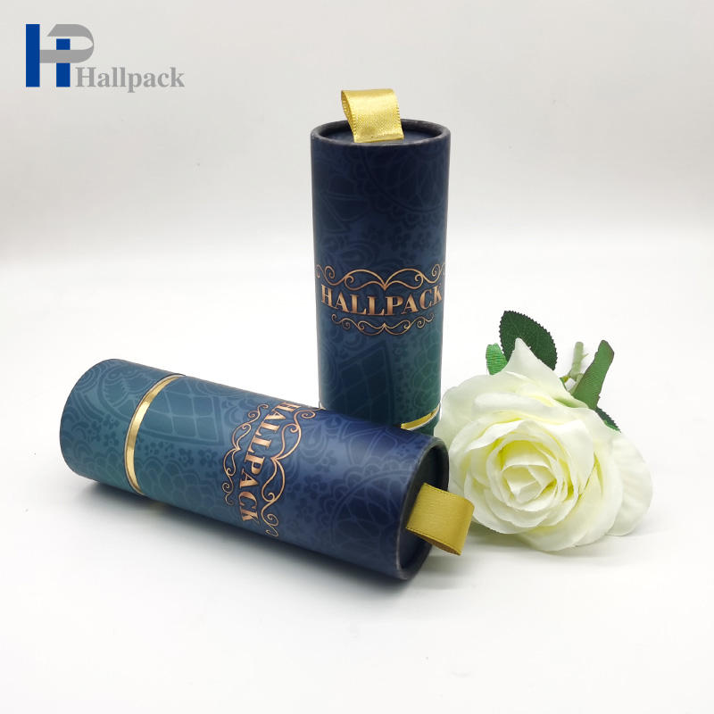Tube de papier cosmétique de bouteille d'huile essentielle de tube de papier d'impression polychrome écologique