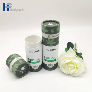 Tube en papier biodégradable emballage d'huile essentielle