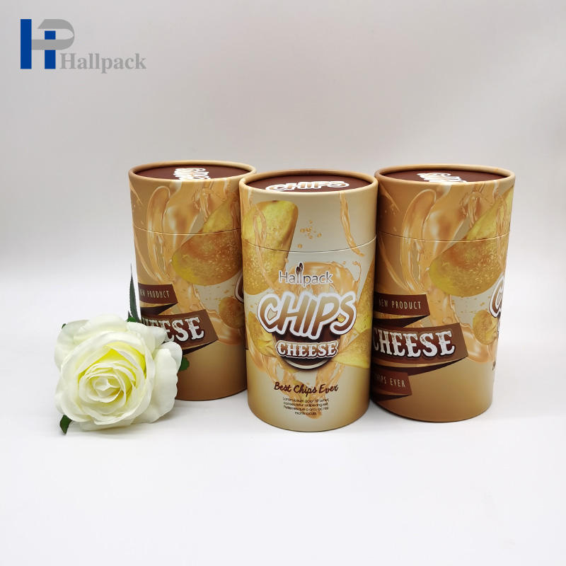 Joint de qualité alimentaire en gros, couvercle intérieur facile à déchirer, boîtes de tubes en papier