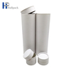 Tube blanc de papier d'emballage aucun tube cosmétique de papier de carton d'impression
