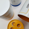 Les inserts en mousse soutiennent le tube de papier kraft boîte d'emballage tube de papier spécial