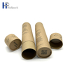 Tube rond d'emballage de papier de tube de carton de papier d'emballage d'étiquette faite sur commande qui respecte l'environnement pour le parapluie