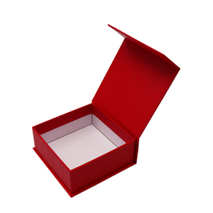 Emballage de boîte en forme de livre en papier pour boucles d'oreilles bijoux cadeau conception personnalisée carton magnétique carton