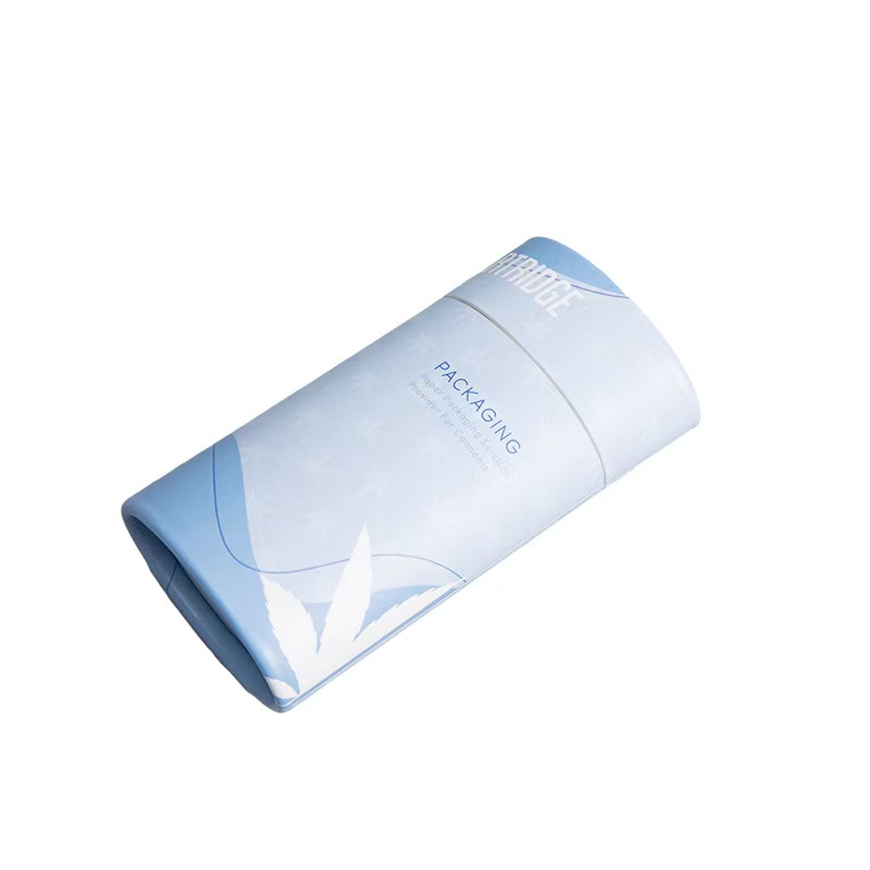 Emballage de tube de push en papier esthétique pour baume à lèvres à lèvres déodorant