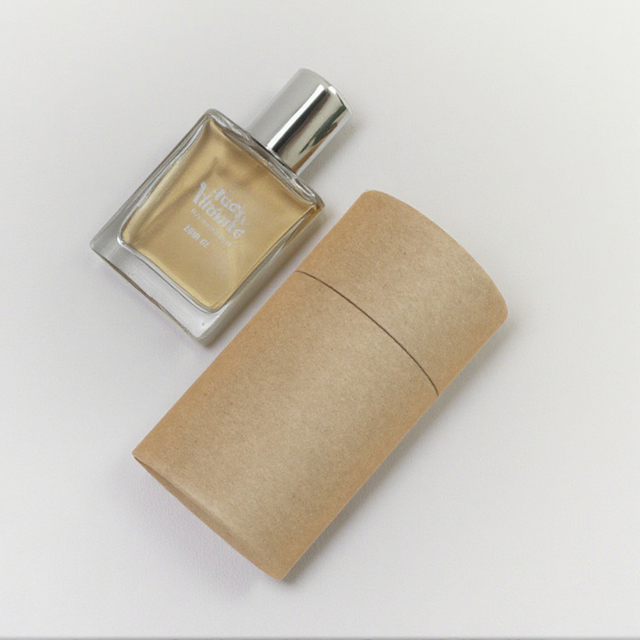 Perfume Emballage Paper Tube Cylindre en papier personnalisé pour les bouteilles Huile essentielle