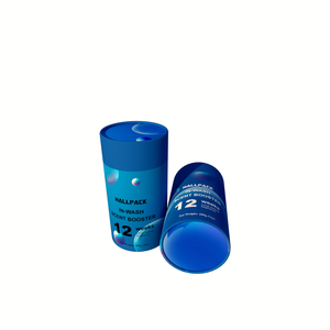 Tube en carton de forme ronde avec logo personnalisé, emballage push-up en papier biodégradable pour rehausseur de parfum de lavage cosmétique