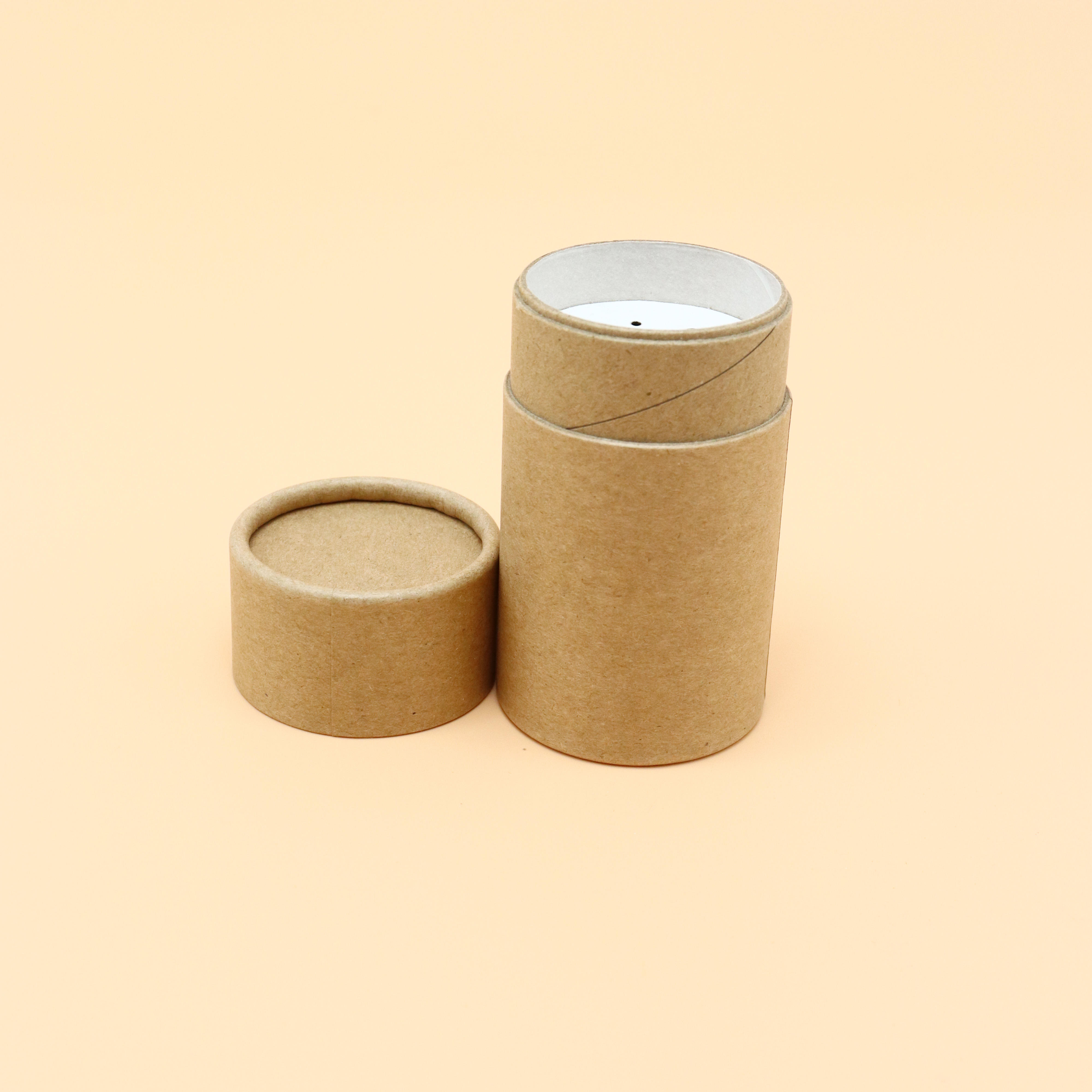 Nouveau Design poivre Kraft Tube sel épices emballage biodégradable poudre libre Tube de papier conteneur