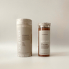 Tube d'emballage rond en carton biodégradable, fait à la main, sans plastique, 100%, pour bouteille de parfum, huile essentielle