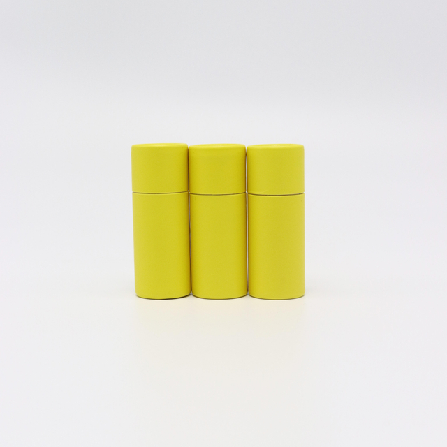 Boîte en papier Kraft pour cosmétiques, boîte d'emballage en Tube de papier d'impression couleur, biodégradable, Tube de rouge à lèvres personnalisé, Tube en carton