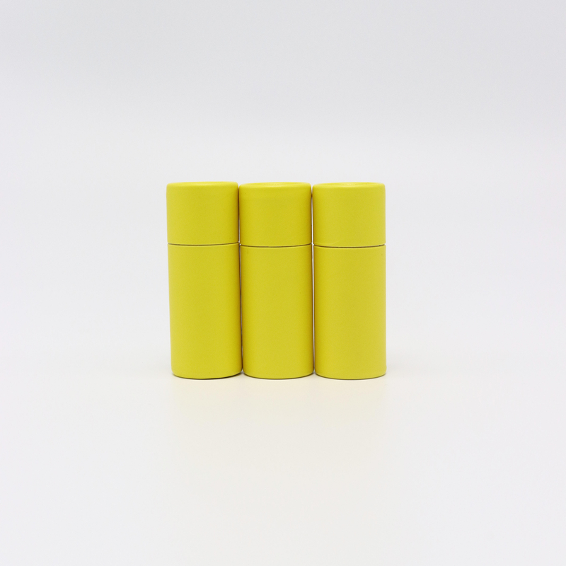 Boîte en papier Kraft pour cosmétiques, boîte d'emballage en Tube de papier d'impression couleur, biodégradable, Tube de rouge à lèvres personnalisé, Tube en carton